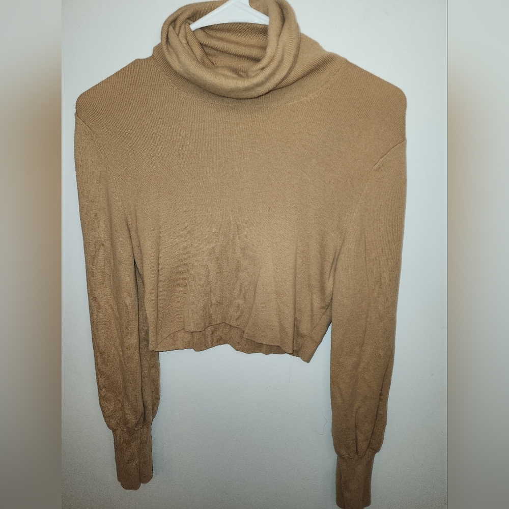 Wilfred Cowl Neck Crop Sweater